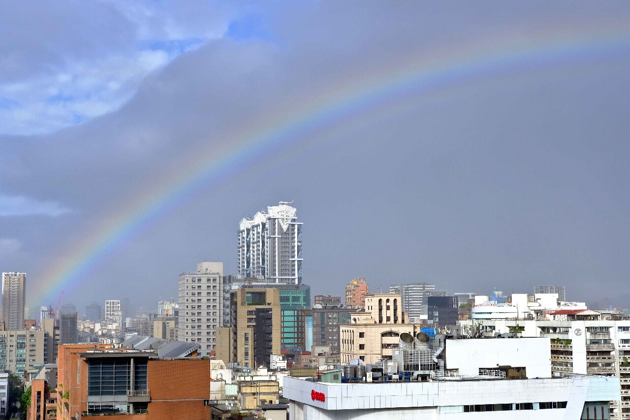 Rainbows in Taiwan: A silver lining in the gathering storm clouds of climate change