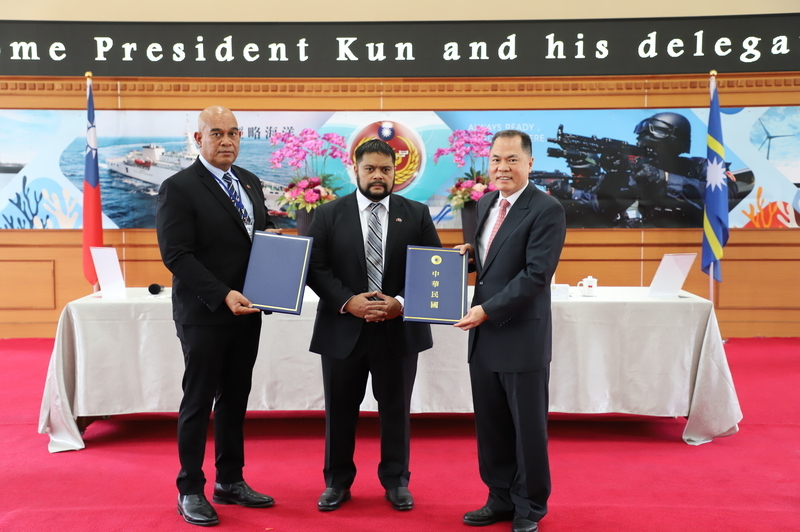Taiwan and Nauru strengthen cooperation in ocean affairs