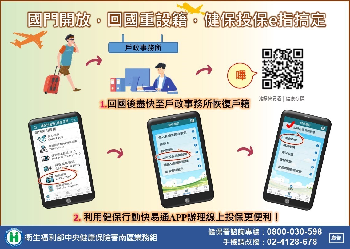 Authorities remind citizens abroad of health insurance time limits