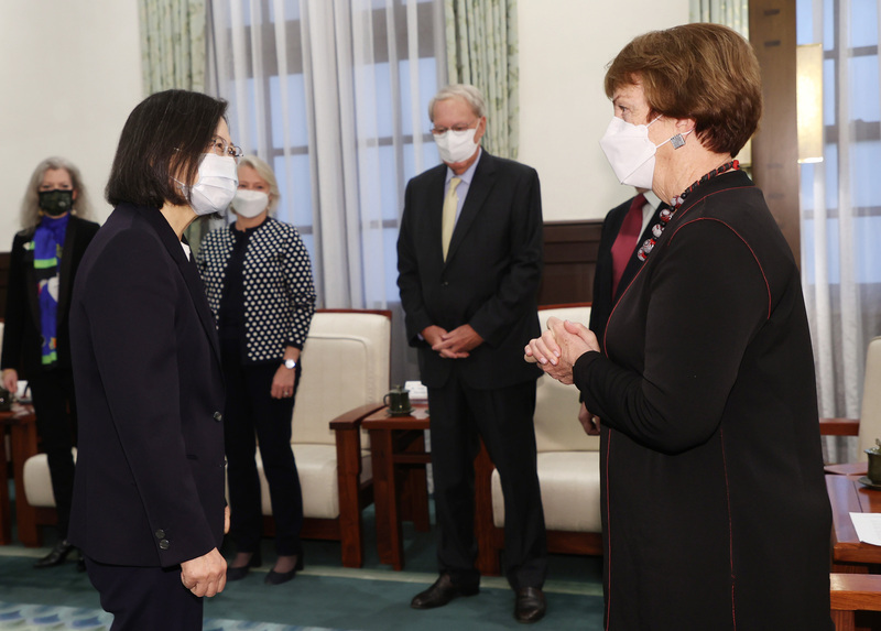 President Tsai Ing-wen thanks US for support for defense needs