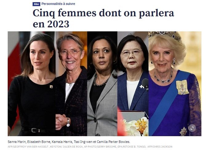 President Tsai Ing-wen selected as one of top five influential women of 2023