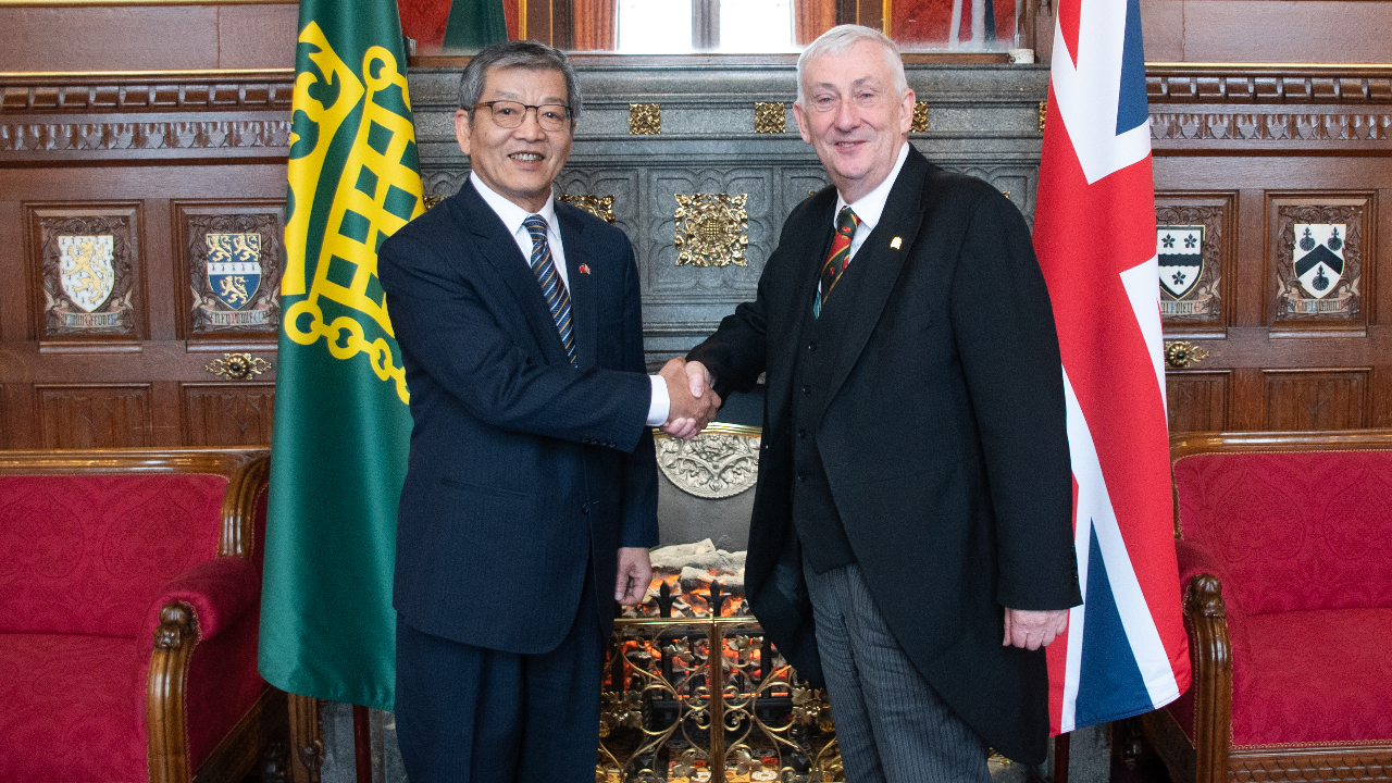 Taiwan’s UK rep meets with House of Commons Speaker
