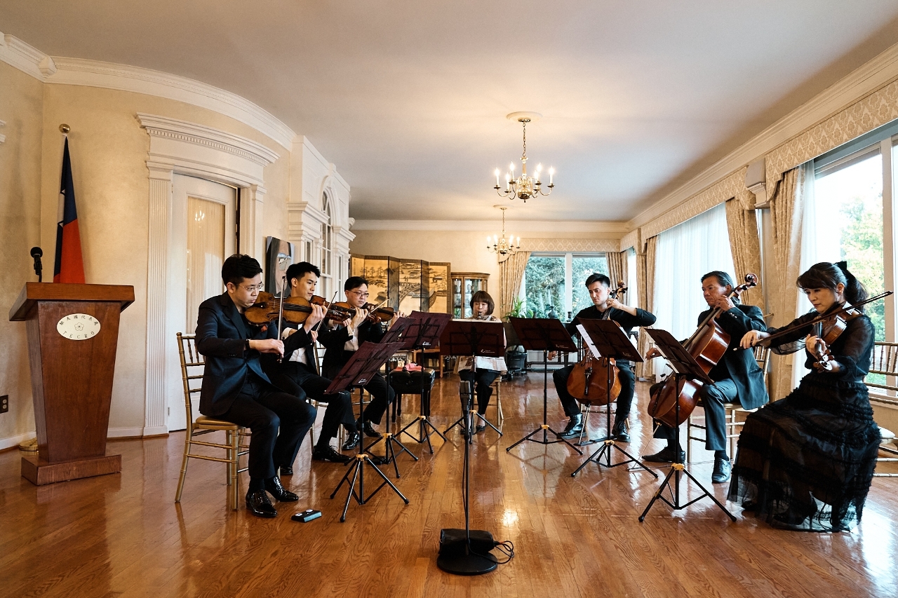 Taiwan’s national symphony orchestra performs special session at Washington’s Twin Oaks Estate