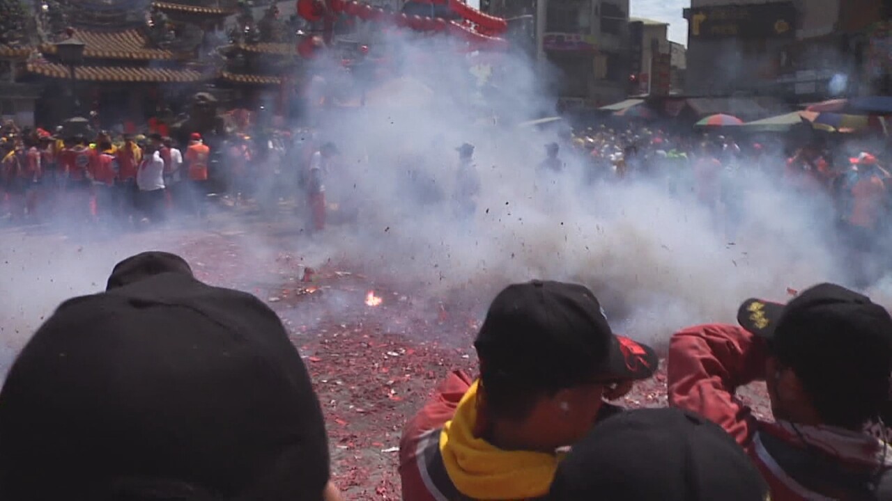 VIDEO: Yunlin’s Beigang Temple celebrates Mazu