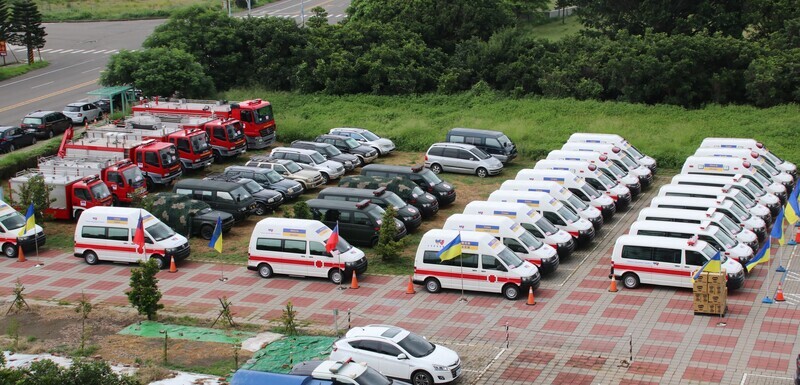First batch of 48 donated emergency response vehicles has arrived in Ukraine