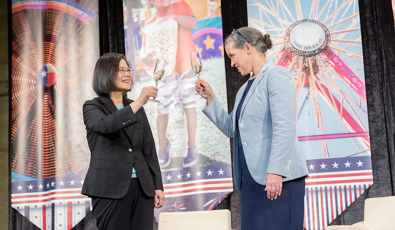 President Tsai said US-Taiwan partnership will continue to grow regardless of who wins the next election