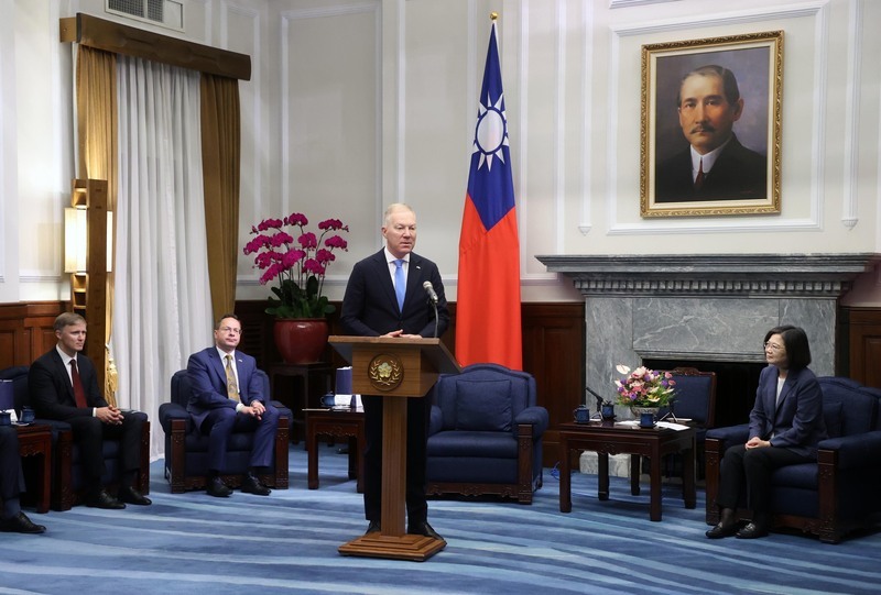 President Tsai seeks support for participation in NATO training organizations in 3 Baltic countries