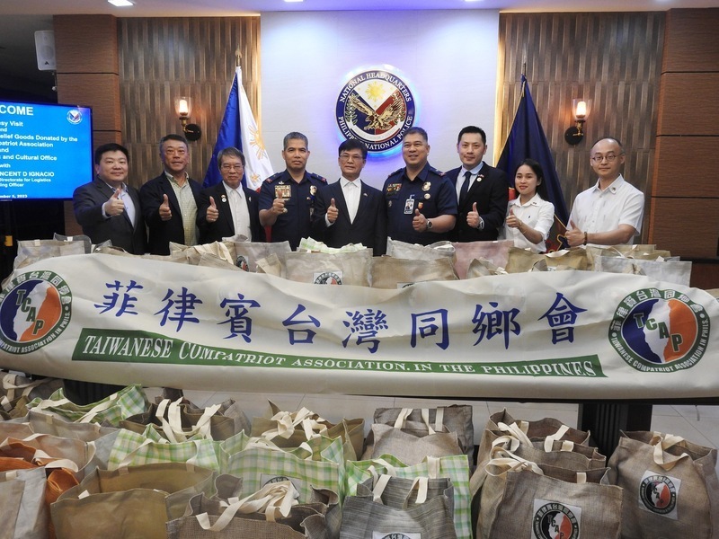 Taiwan donates aid to typhoon victims in Philippines