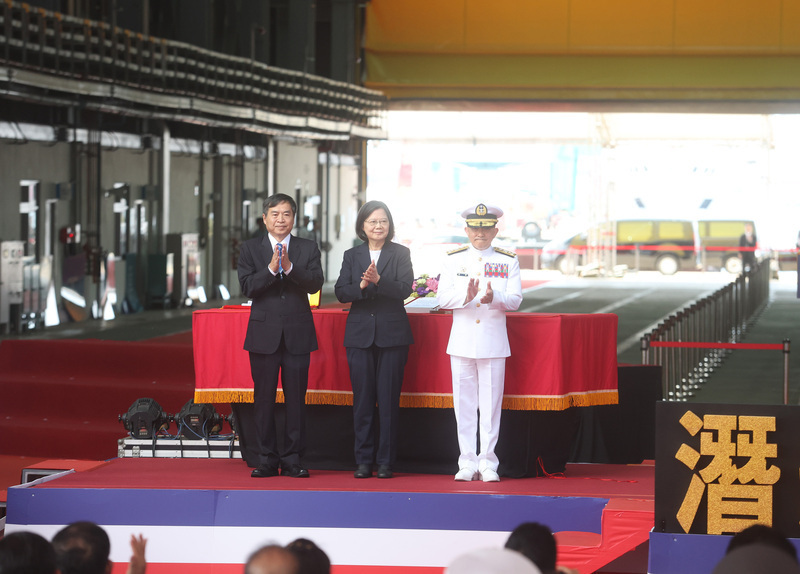 VIDEO: Taiwan unveils its first domestically produced submarine