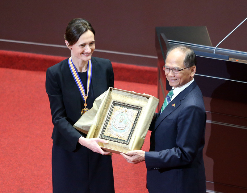 Lithuanian parliament speaker receives honorary medal in legislature