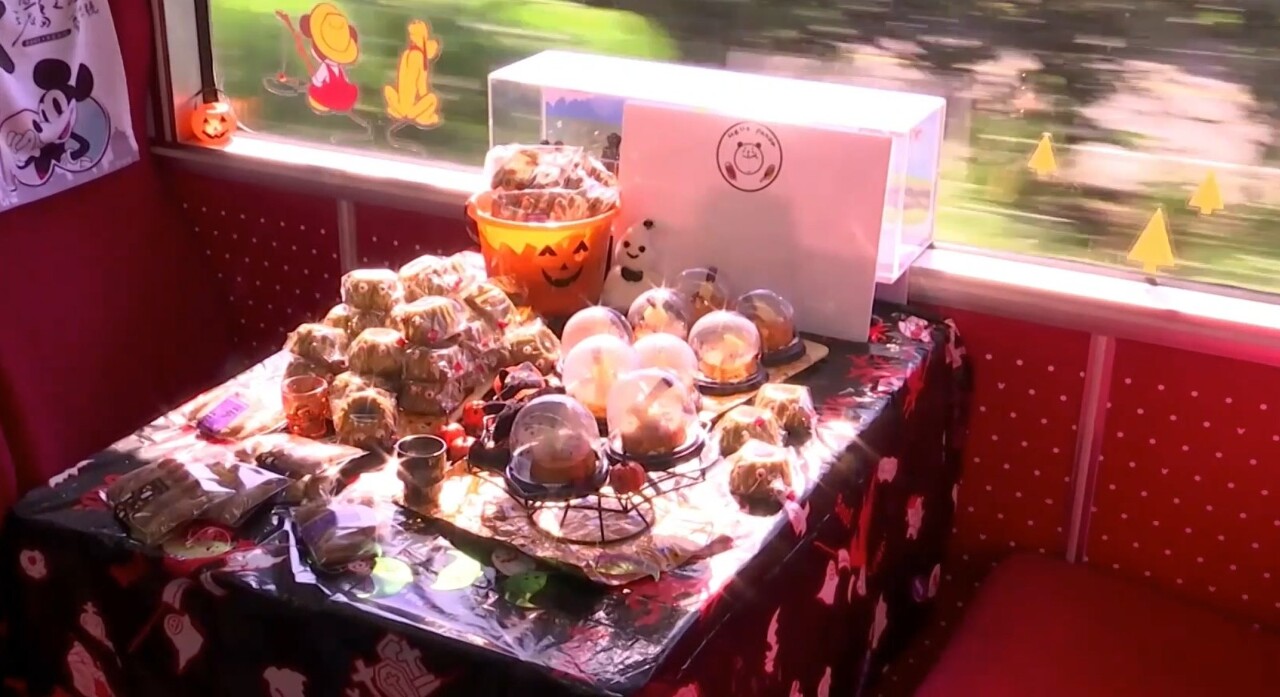 VIDEO: All aboard Taiwan’s Halloween party train