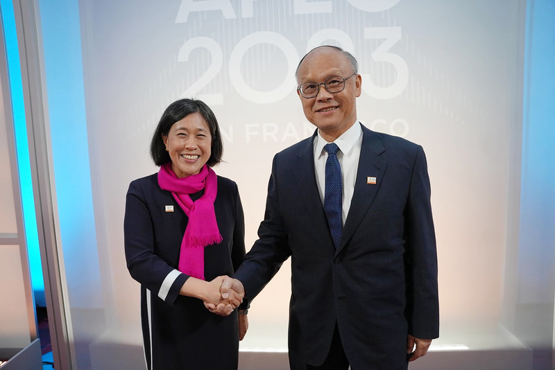 VIDEO: Taiwan officials meet with US counterparts at APEC