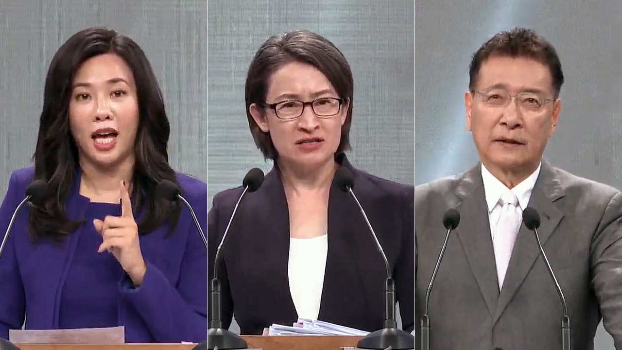 National security and economy take center stage at Taiwan’s VP debate