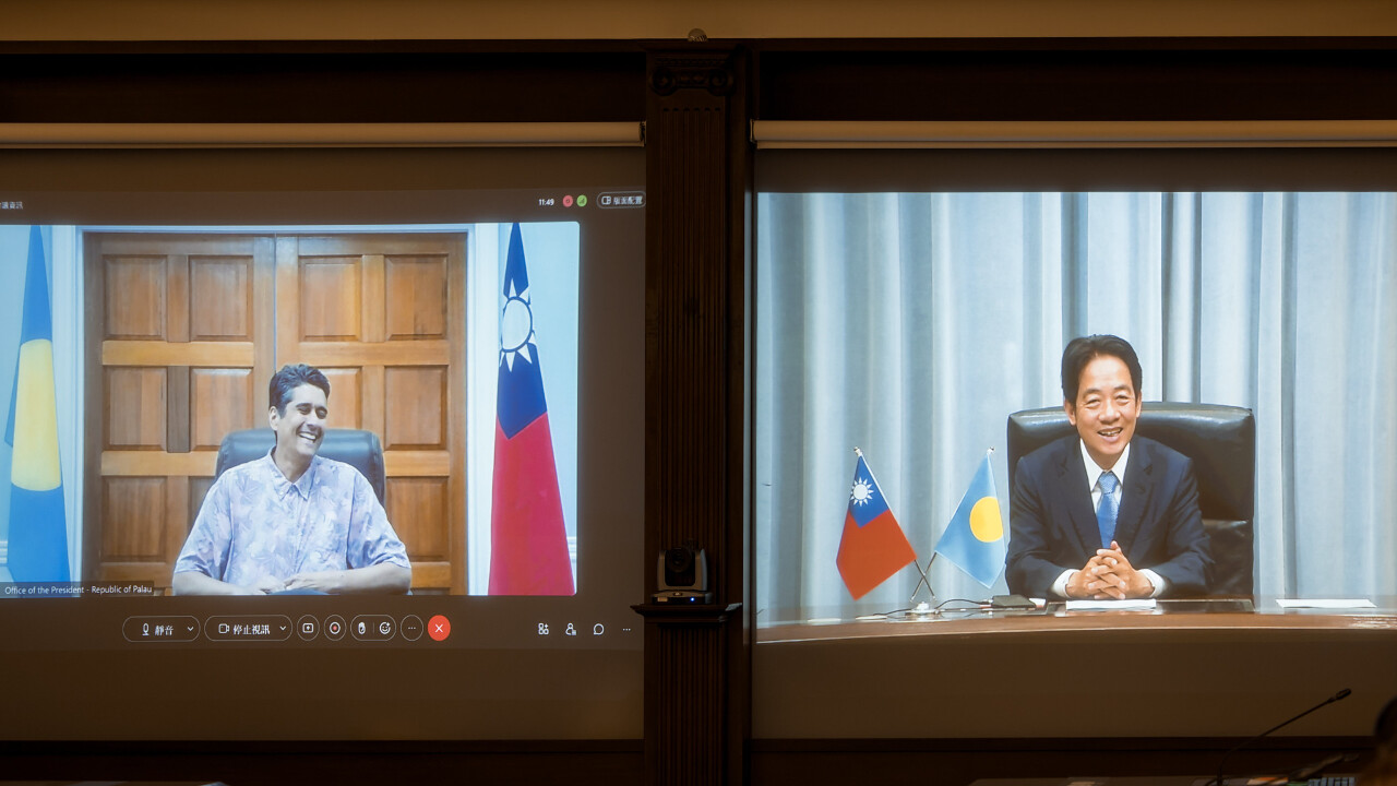 Palau president congratulates President-elect Lai during video call