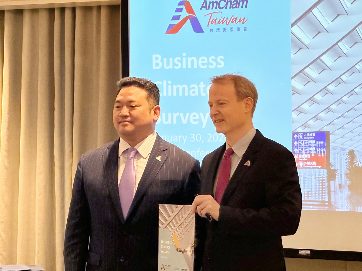 US-Taiwan business report shows confidence in economy, eagerness for free trade deal