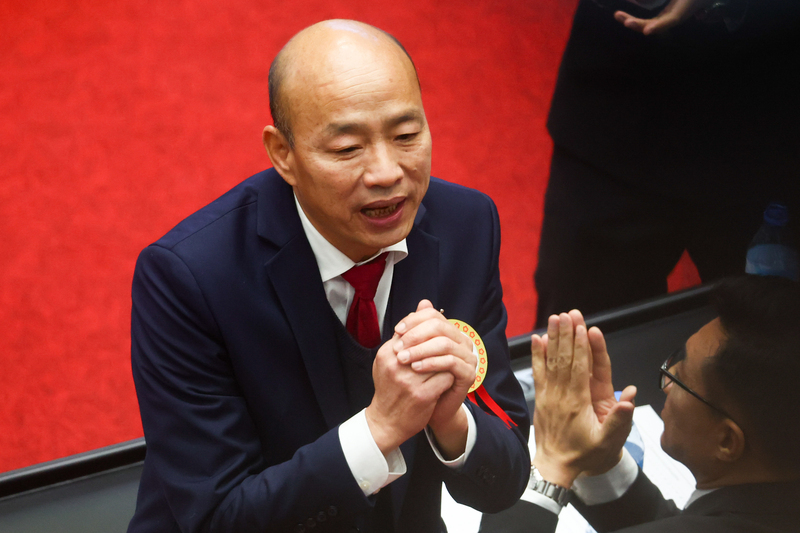 KMT’s Han Kuo-yu elected as Taiwan’s new legislative speaker