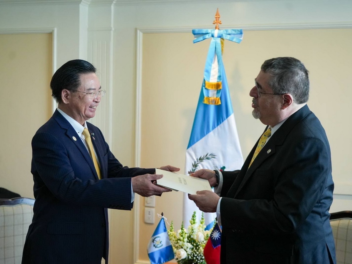 Guatemalan president repeatedly expresses support for Taiwan: MOFA