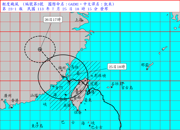 Typhoon Gaemi land and sea warnings lifted as new storm brews in West Pacific
