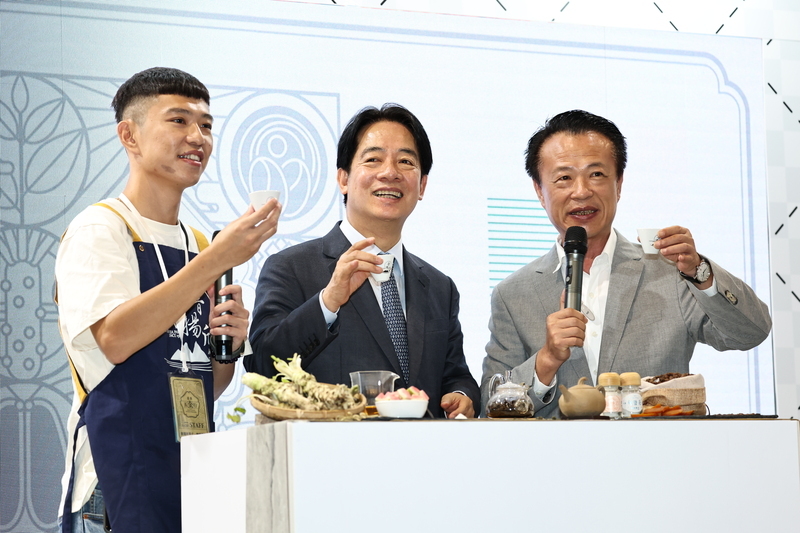 President Lai introduces plan to promote tourism at Taiwan Food Exhibition
