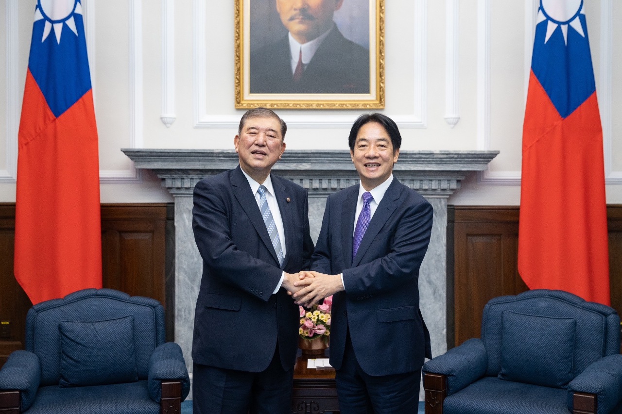 President Lai meets with Japan's former Defense Minister Shigeru Ishiba