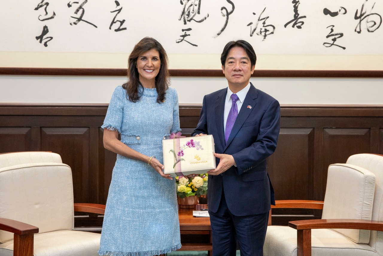 President Lai meets former US ambassador to UN Nikki Haley
