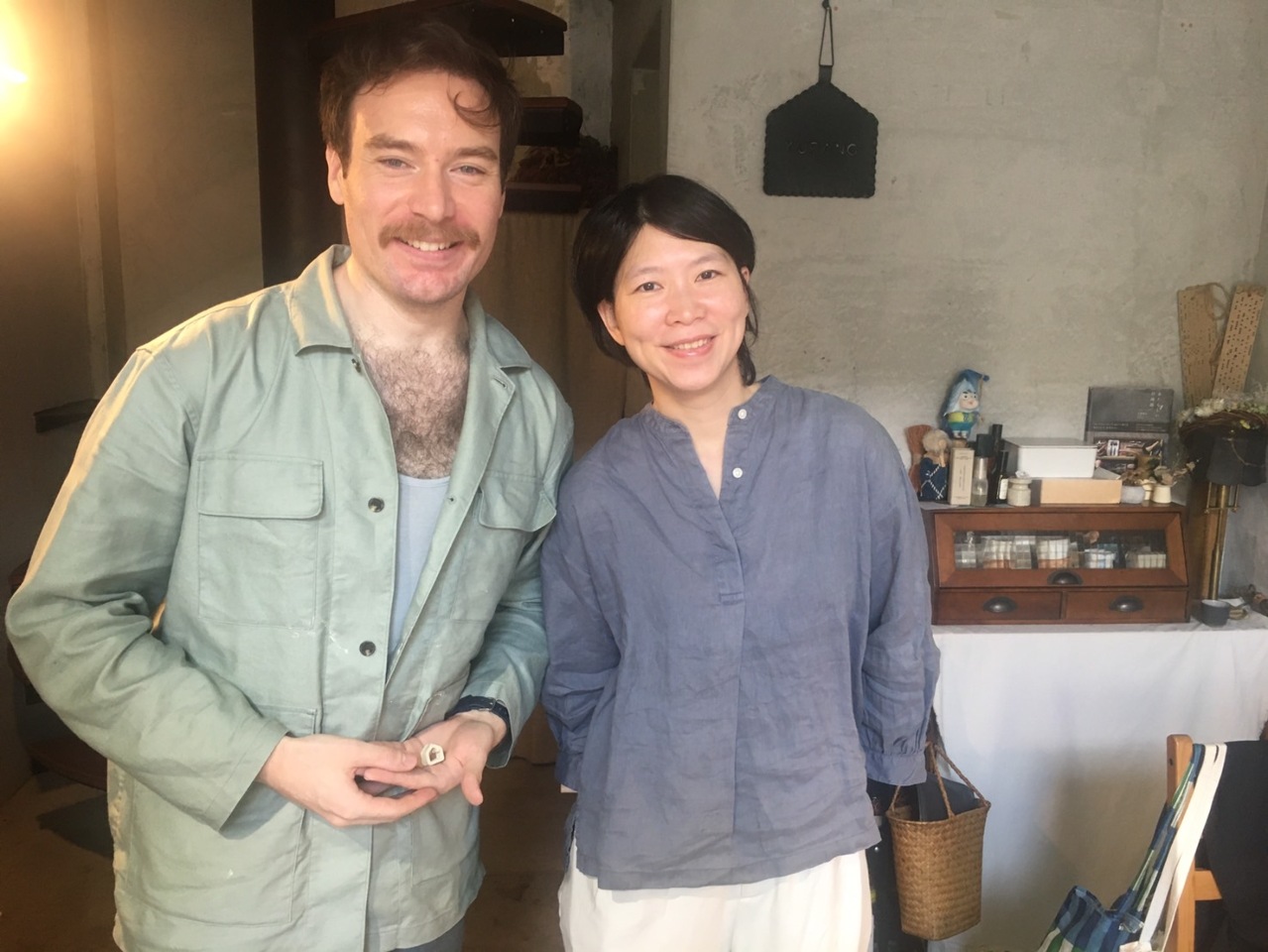 Leather and ceramics brought together on Pier2