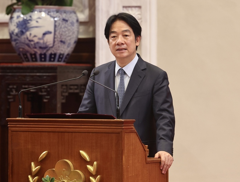 President Lai speaks to winners of green architecture awards