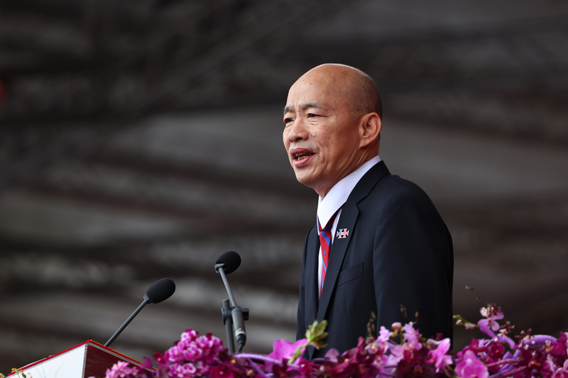 Han Kuo-yu spotlights Taiwanese democracy at National Day celebration