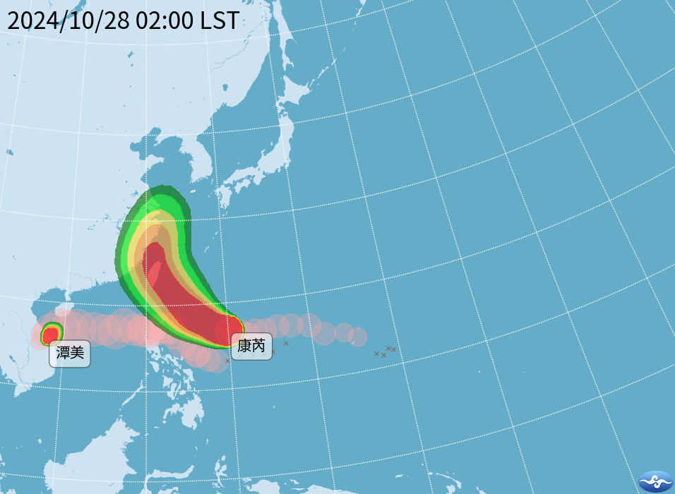 Tropical Storm Kong-Rey may head toward Taiwan