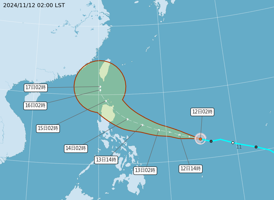 Tropical Storm Usagi forms, fourth active storm in the area