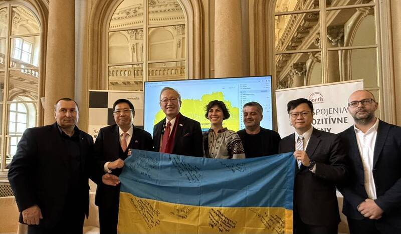 Taiwan’s aid to Ukraine recognized at press conference in Slovakia