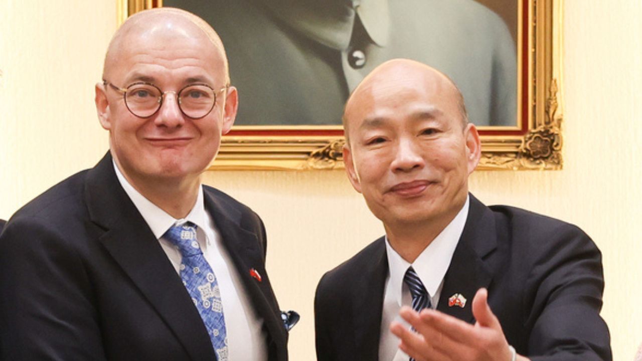 Han Kuo-yu meets with Polish politician Michal Kaminski in Taiwan