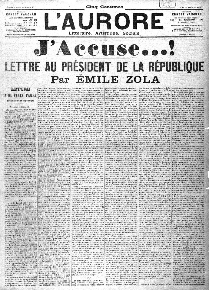 J'accuse!