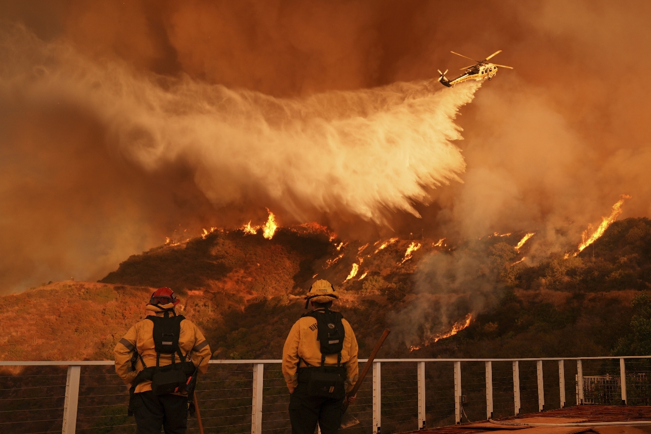 Wildfires ravage Los Angeles, killing dozens and displacing thousands