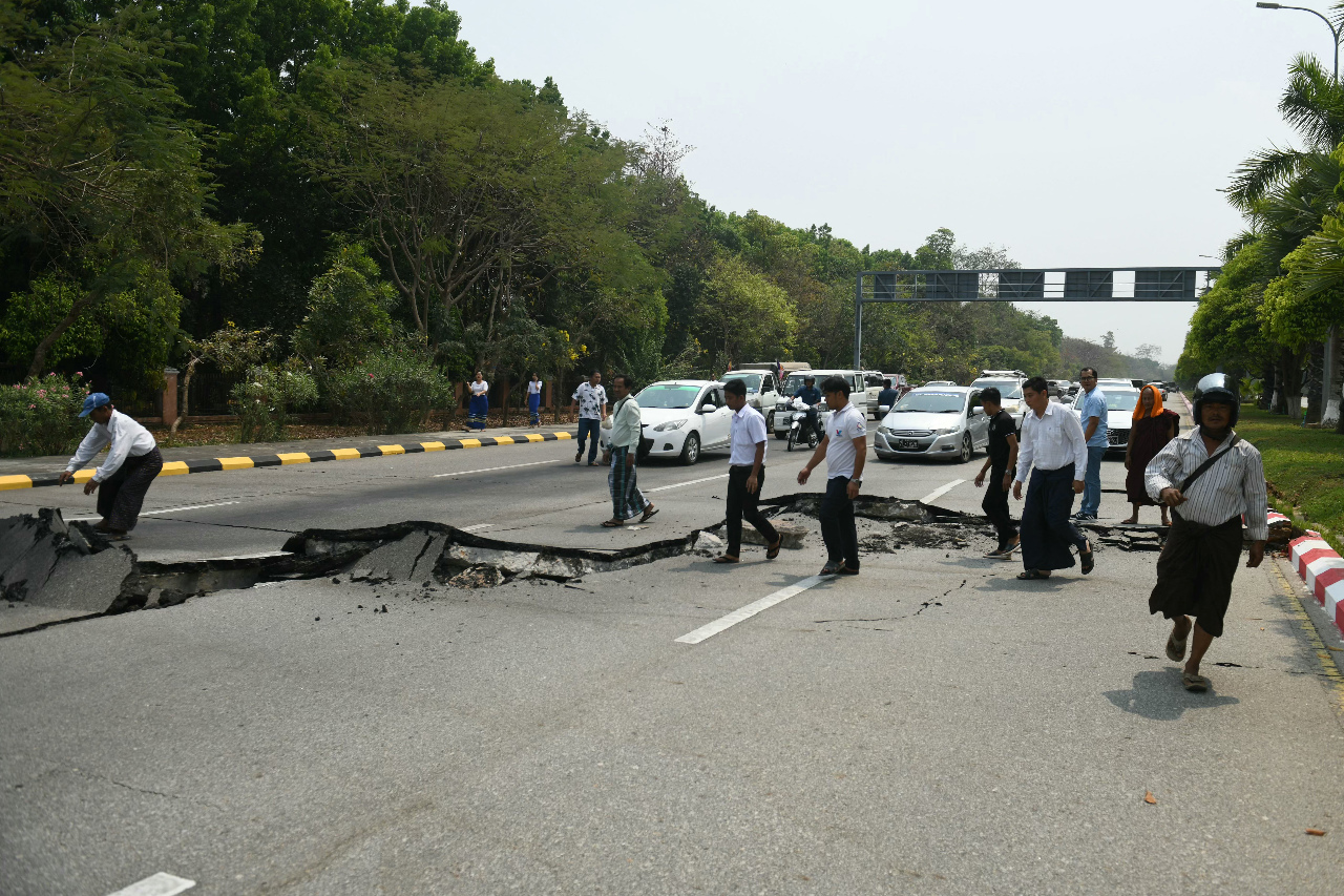Myanmar hit with 7.7 magnitude earthquake