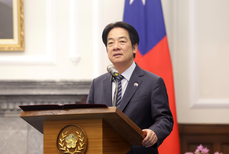 President Lai: Taiwan given priority for U.S. trade negotiations