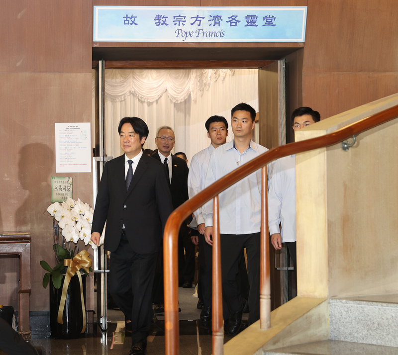Foreign Ministry hopes President Lai will represent Taiwan at funeral of Pope Francis