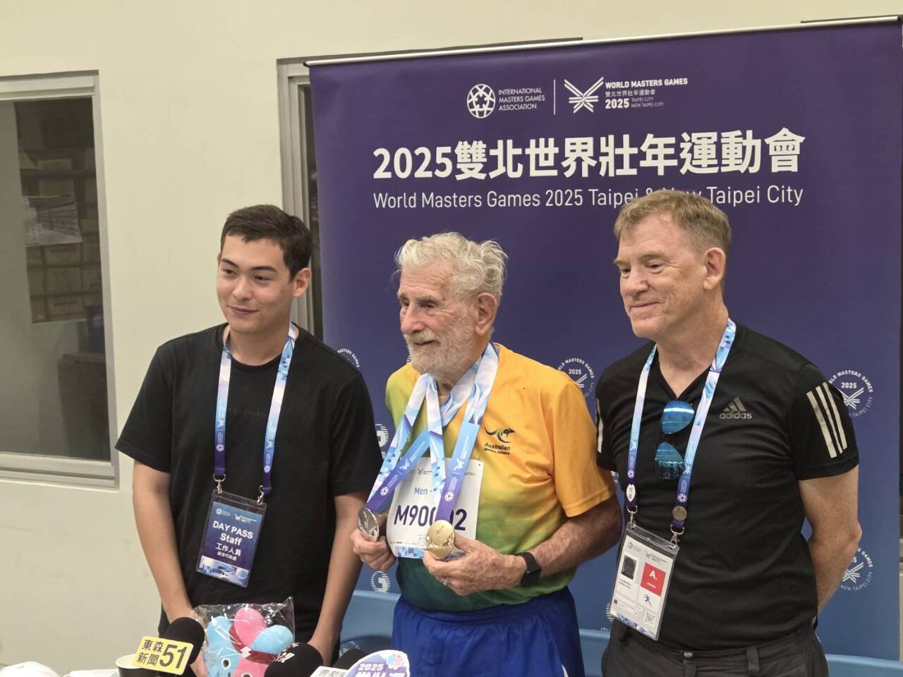WATCH: 90-year-old wins 3 medals in World Masters Games
