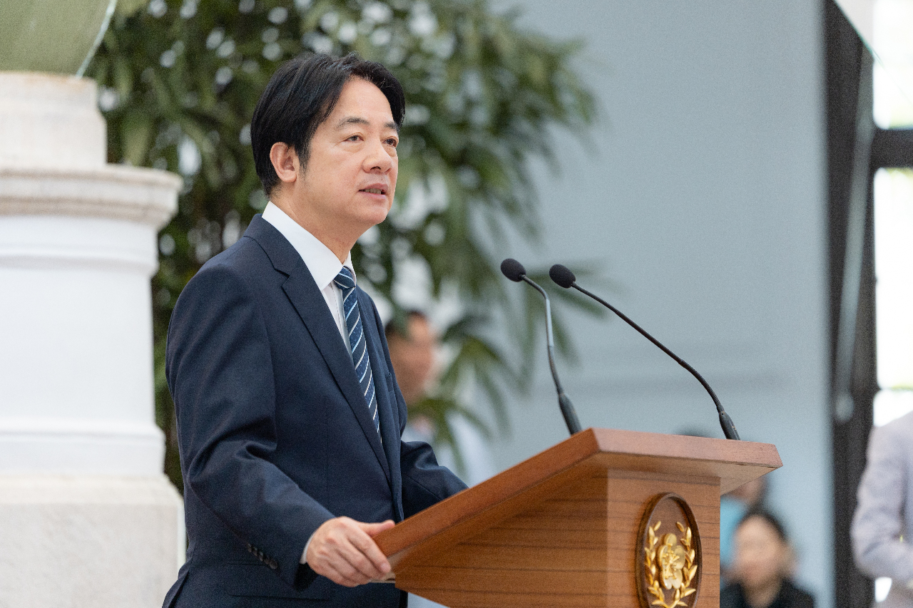 President Lai urges cross-party dialogue in national address