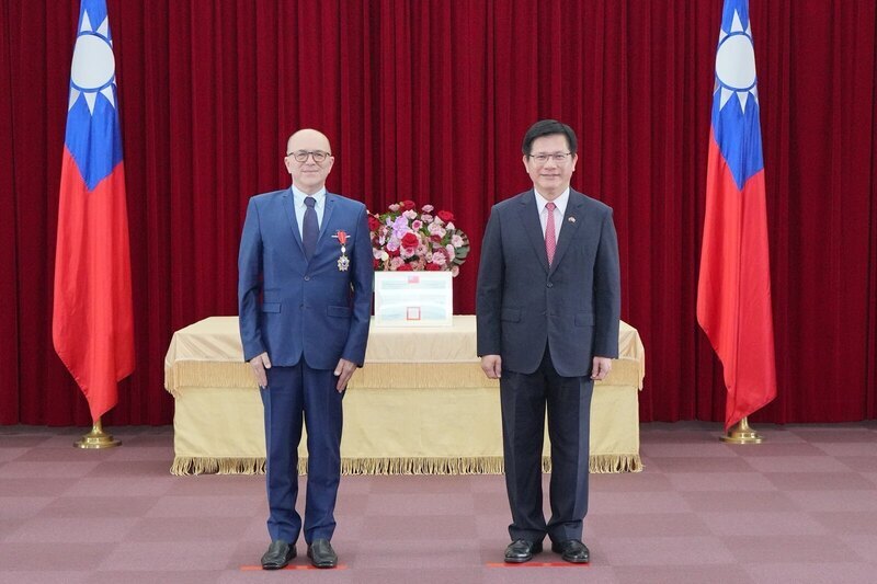 Former French Senator André Gattolin presented Friendship Medal of Diplomacy
